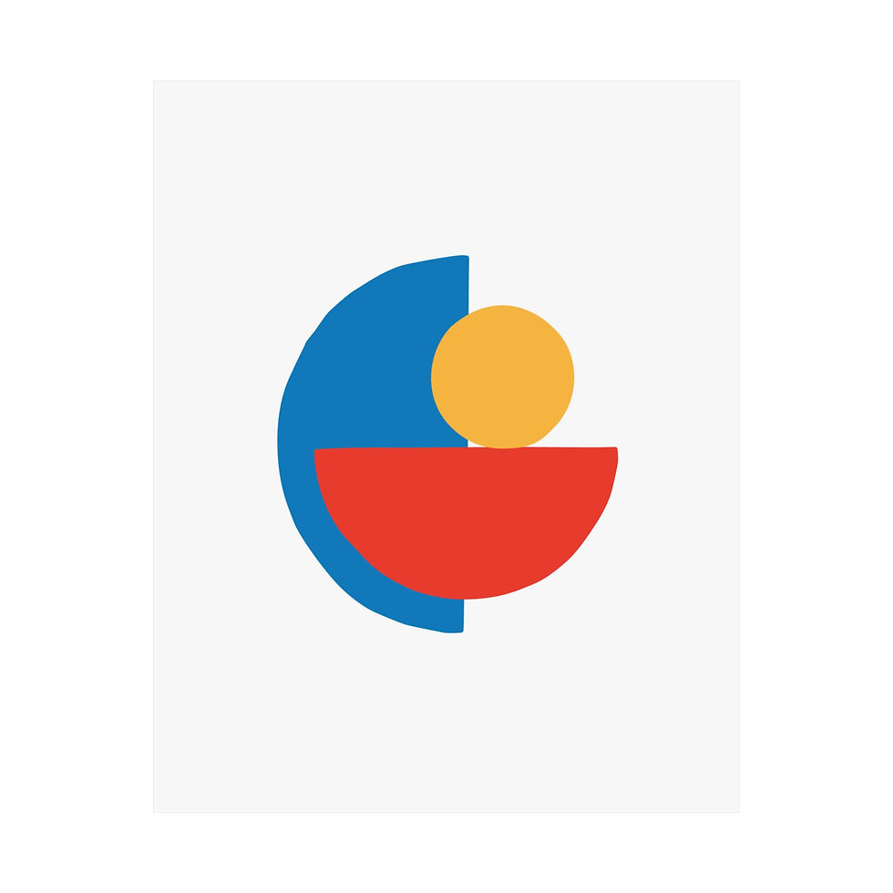 Thumbnail: Modern Geometric 31 Matte Poster - Oklahoma City Thunder - Home