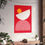 Thumbnail: Modern Geometric 26 Matte Poster - Kansas City Chiefs - Away