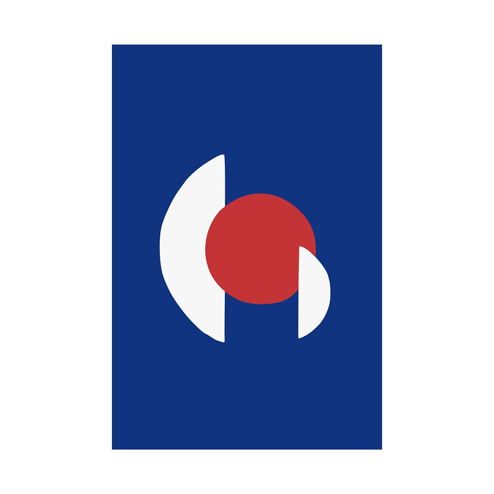Thumbnail: Modern Geometric 30 Matte Poster - Chicago Cubs - Away