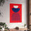 Thumbnail: Modern Geometric 24 Matte Poster - Philadelphia Phillies - Away