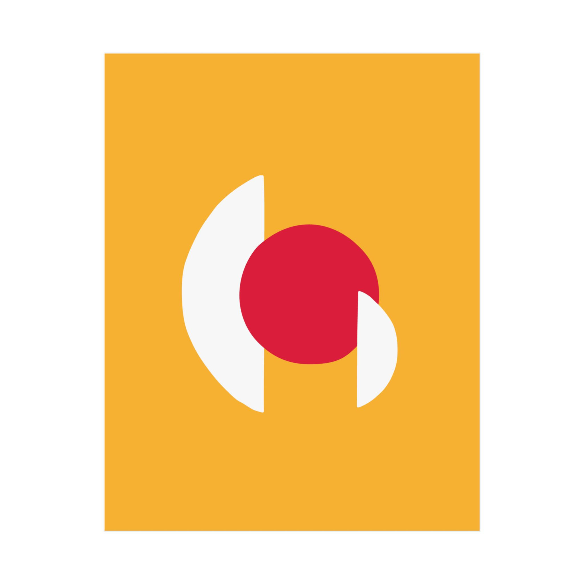 Modern Geometric 30 Matte Poster - Kansas City Chiefs - Alt