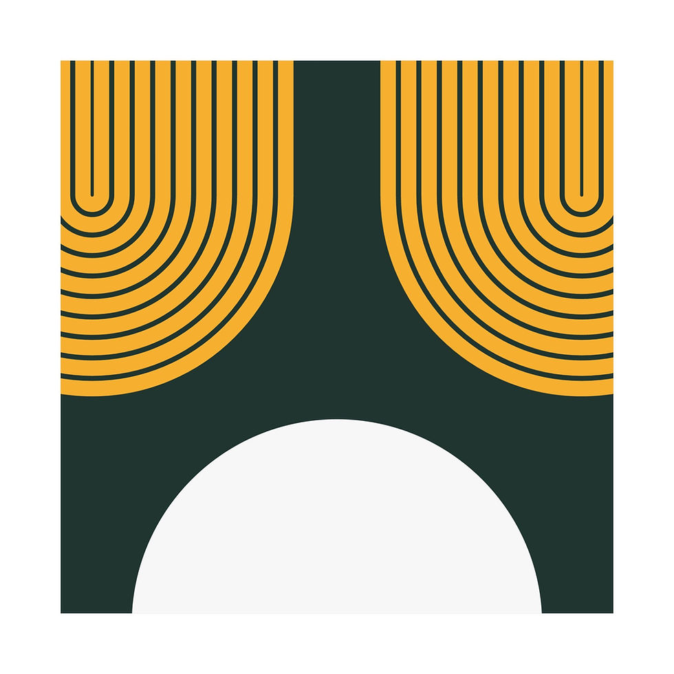 Thumbnail: Modern Geometric 11 Matte Poster - Green Bay Packers - Away