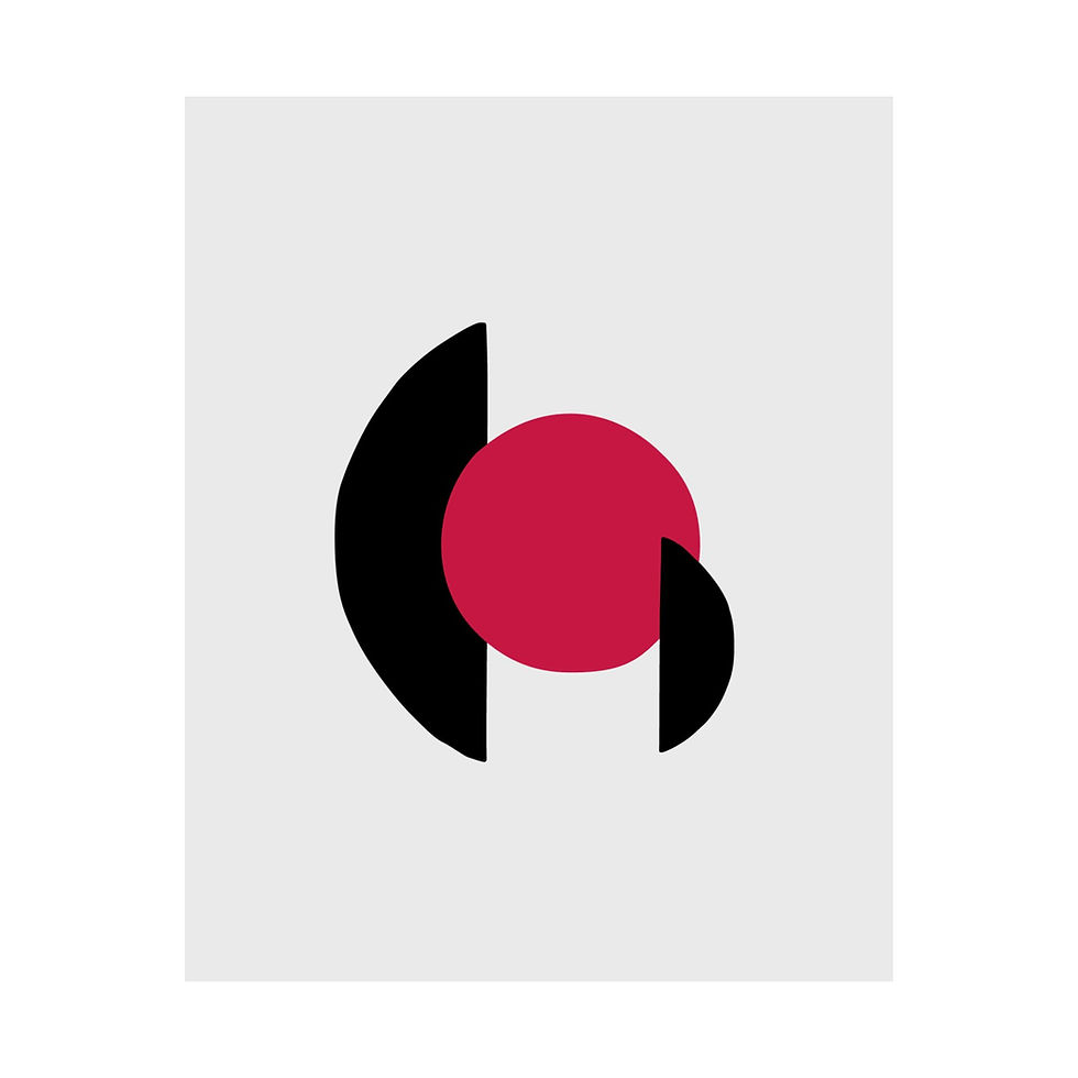 Thumbnail: Modern Geometric 30 Matte Poster - Chicago Bulls - Home