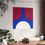 Thumbnail: Geometric 11 Matte Poster - Detroit Pistons - Away
