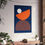 Thumbnail: Modern Geometric 26 Matte Poster - Houston Astros - Alt