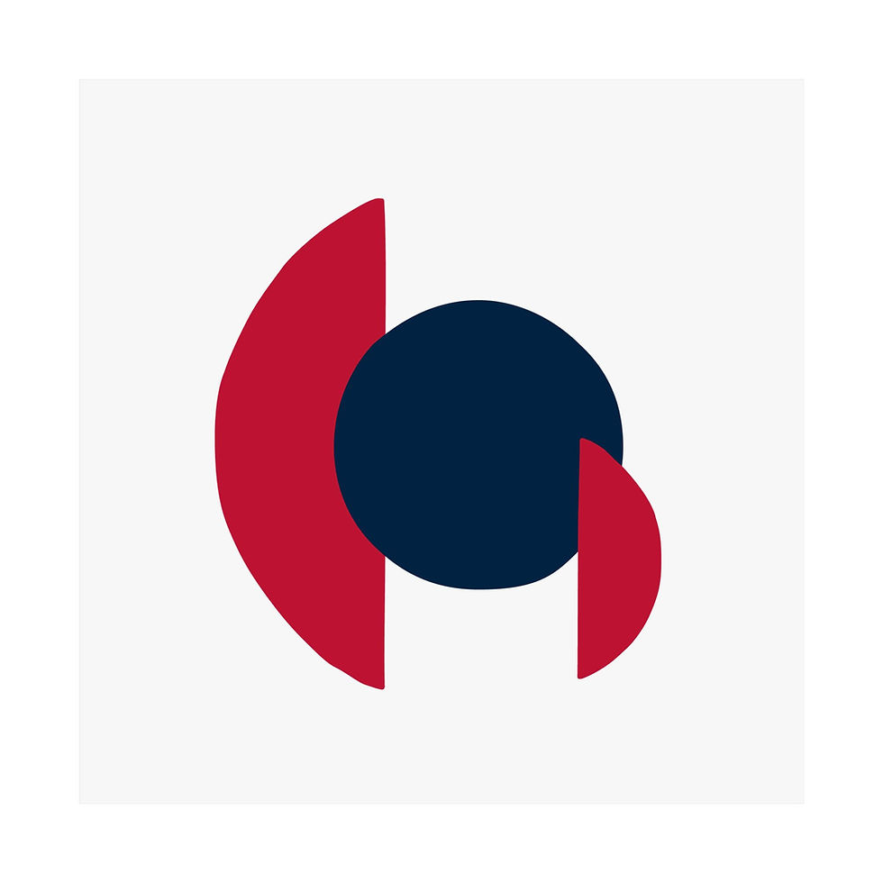 Thumbnail: Modern Geometric 30 Matte Poster - New England Patriots - Home