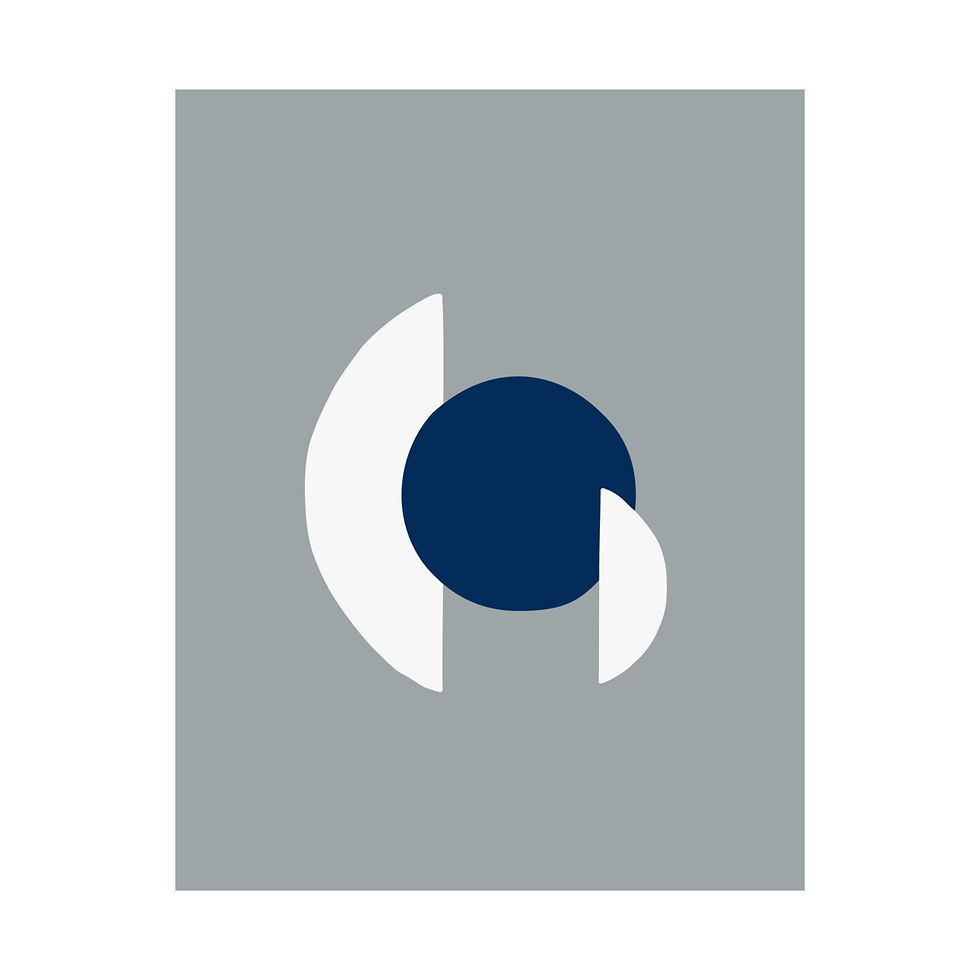 Geometric 30 Matte Poster - Indianapolis Colts - Alt