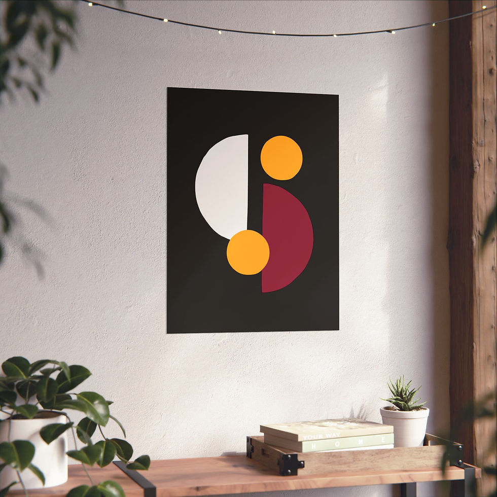 Thumbnail: Geometric 29 Matte Poster -Arizona Cardinals - Away
