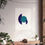 Thumbnail: Geometric 30 Matte Poster - Charlotte Hornets - Home