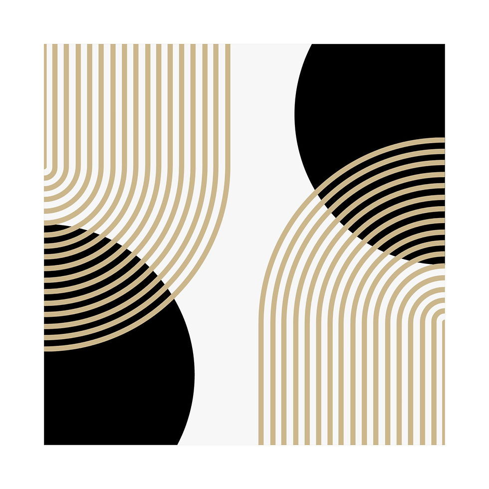 Thumbnail: Geometric 25 Matte Poster - New Orleans Saints - Home