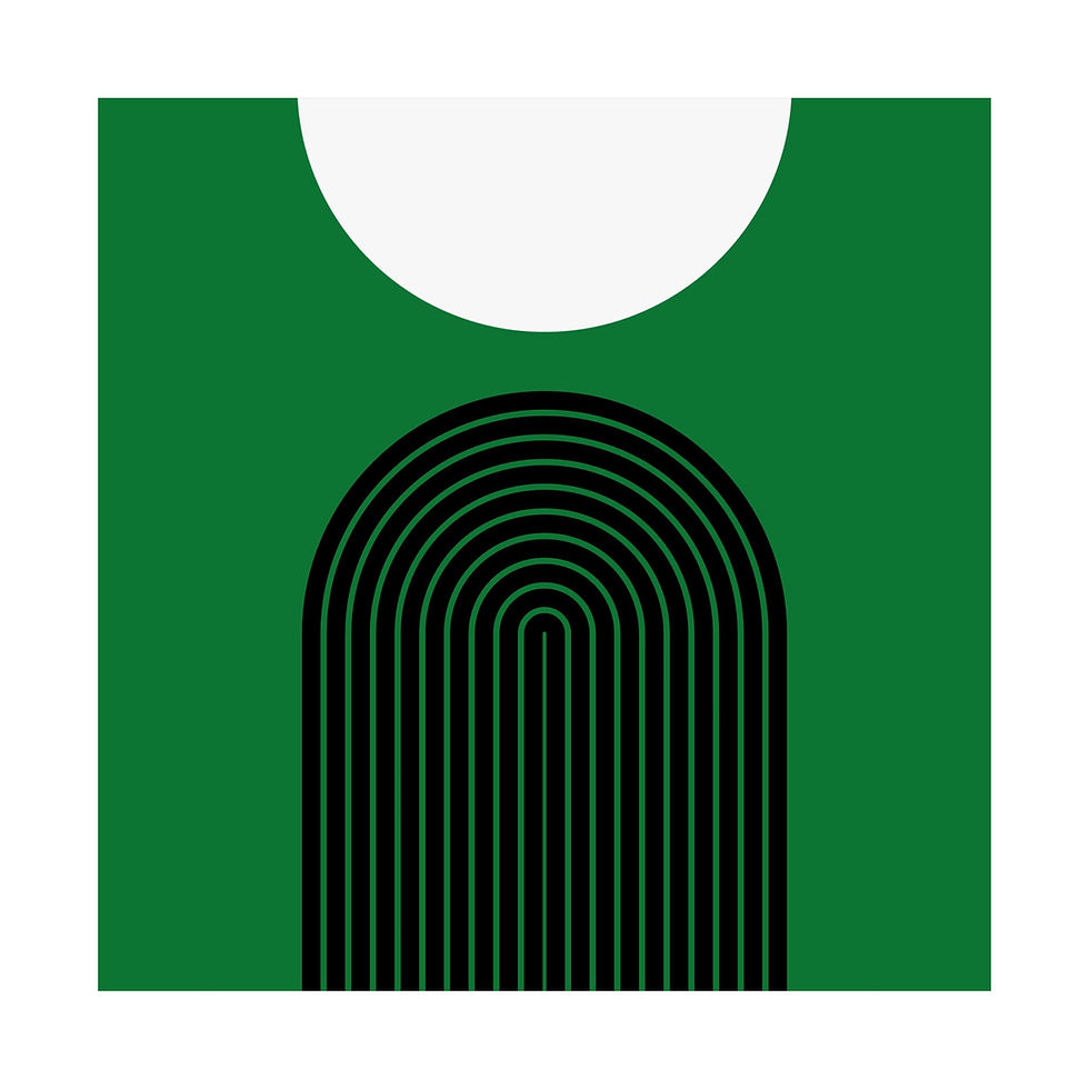 Thumbnail: Modern Geometric 9 Matte Poster - Boston Celtics - Away