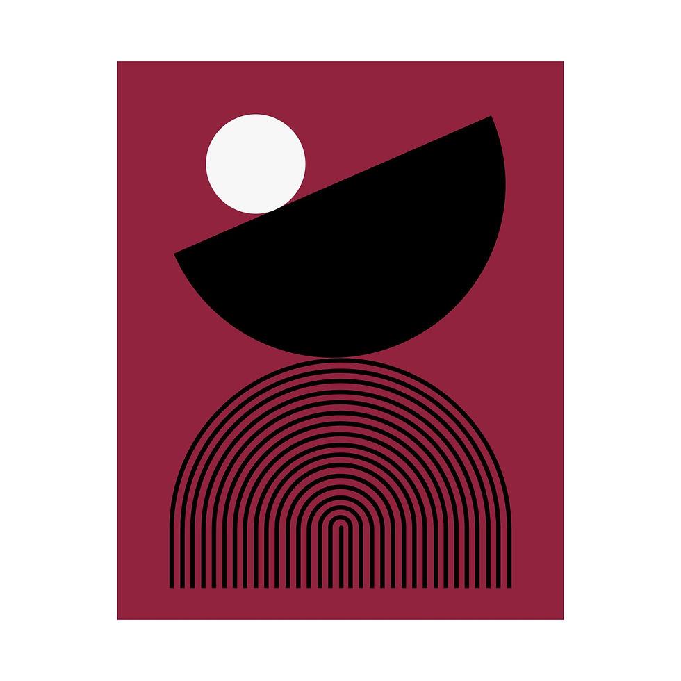 Thumbnail: Geometric 26 Matte Poster -Arizona Cardinals - Alt