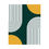 Thumbnail: Modern Geometric 10 Matte Poster - Oakland A's - Away