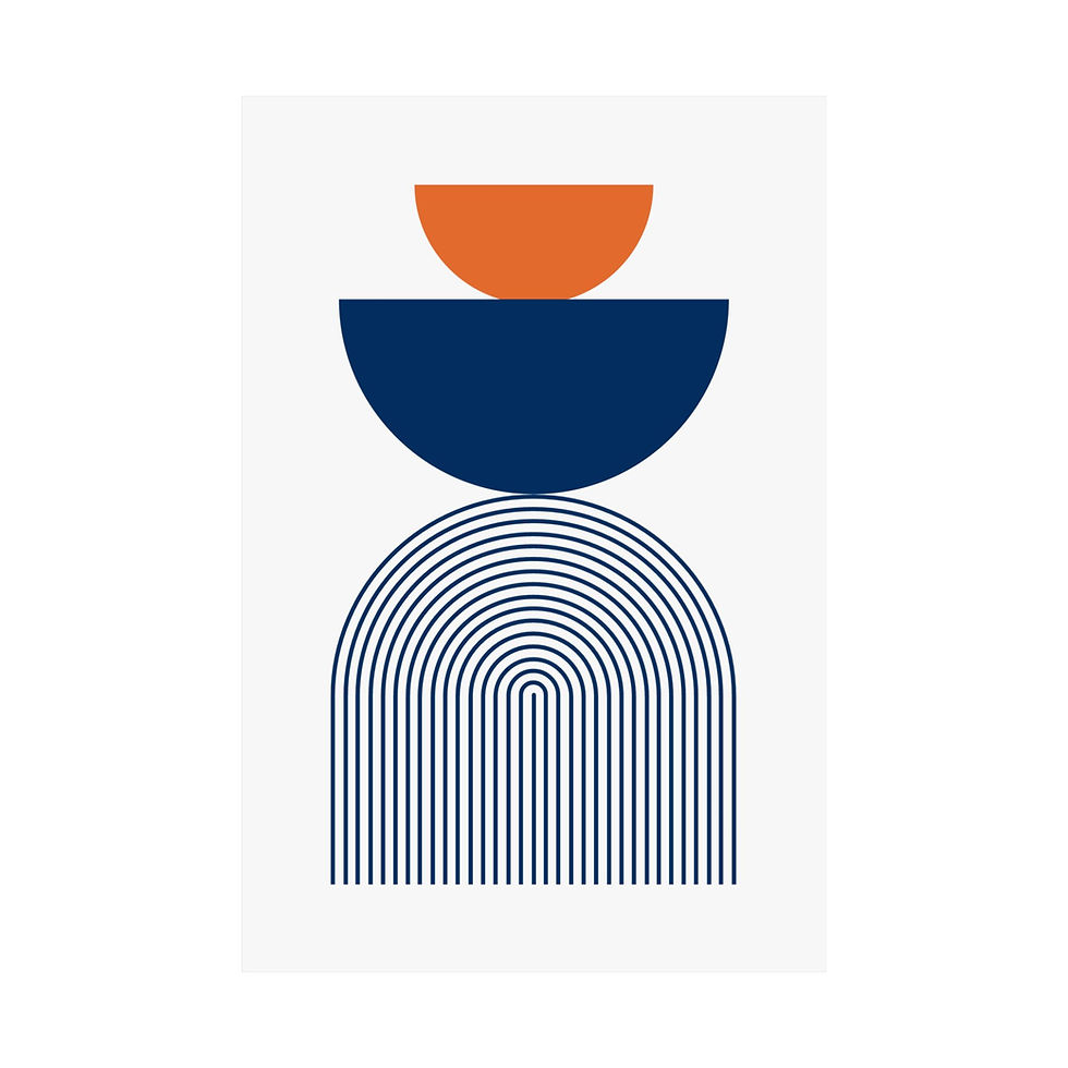 Thumbnail: Modern Geometric 24 Matte Poster - Houston Astros - Home