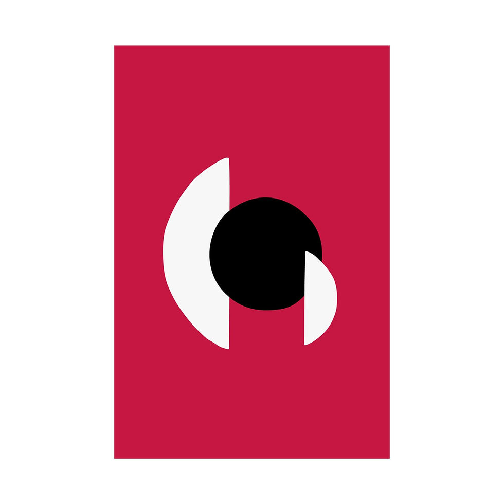 Thumbnail: Geometric 30 Matte Poster -Toronto Raptors - Away