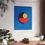 Thumbnail: Modern Geometric 31 Matte Poster - Oklahoma City Thunder - Away