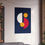 Thumbnail: Modern Geometric 29 Matte Poster - Atlanta Braves - Away