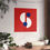 Thumbnail: Modern Geometric 29 Matte Poster - Chicago Cubs - Alt