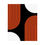 Thumbnail: Modern Geometric 10 Matte Poster - Baltimore Orioles - Away