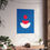 Thumbnail: Geometric 28 Matte Poster - Philadelphia 76ers - Away