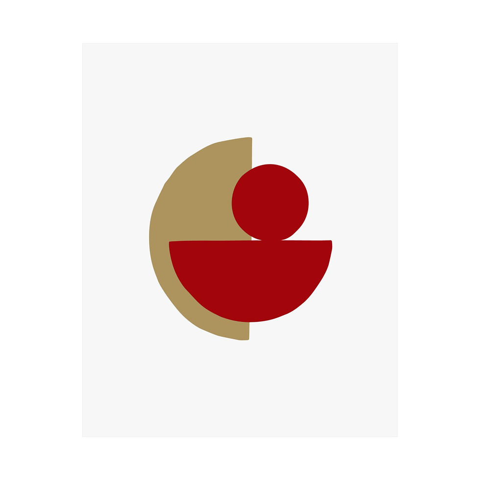 Thumbnail: Modern Geometric - 31 - Matte Poster - San Francisco 49ers - Home