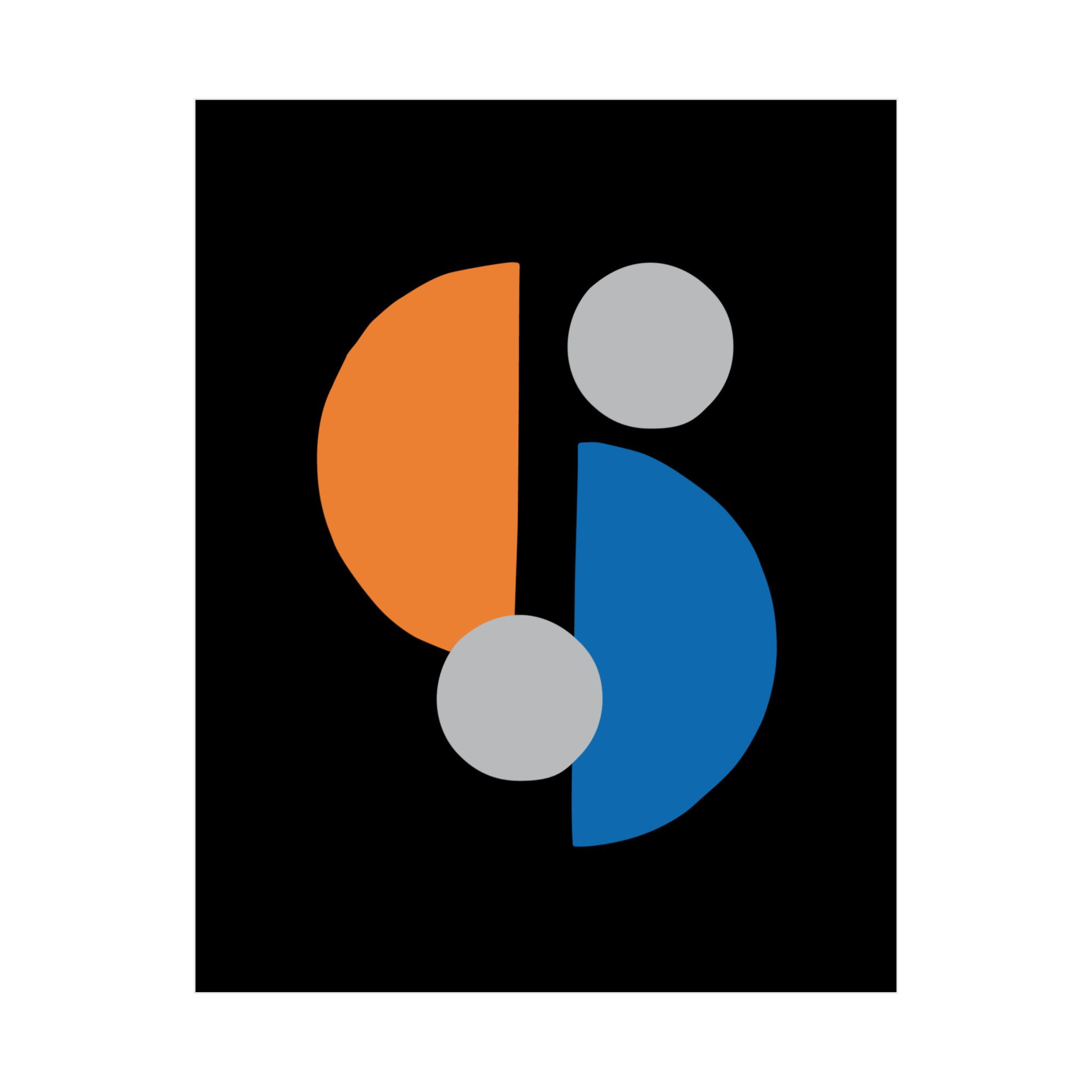 Modern Geometric 29 Matte Poster - New York Knicks - Alt