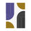 Thumbnail: Modern Geometric 10 Matte Poster - Baltimore Ravens - Home