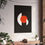 Thumbnail: Modern Geometric 30 Matte Poster - Baltimore Orioles - Away