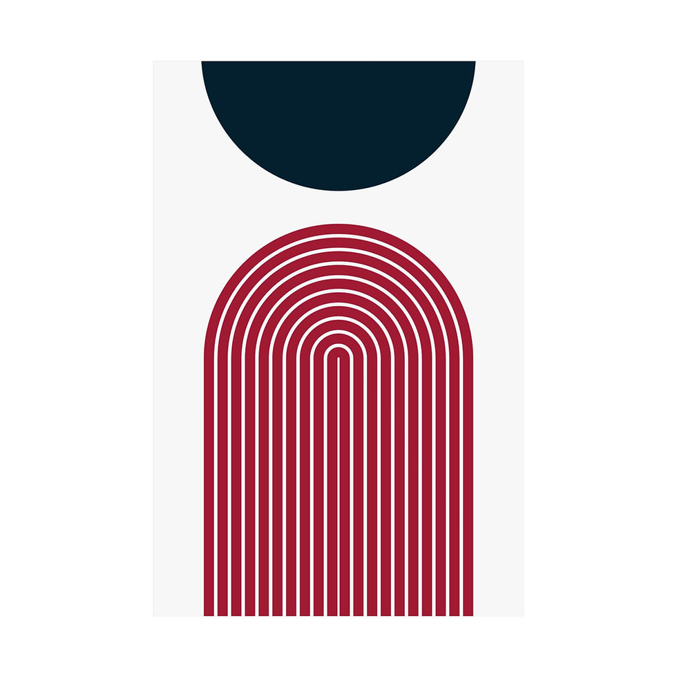 Thumbnail: Geometric 09 Matte Poster - Houston Texans - Home