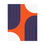 Thumbnail: Modern Geometric 10 Matte Poster - New York Mets - Alt