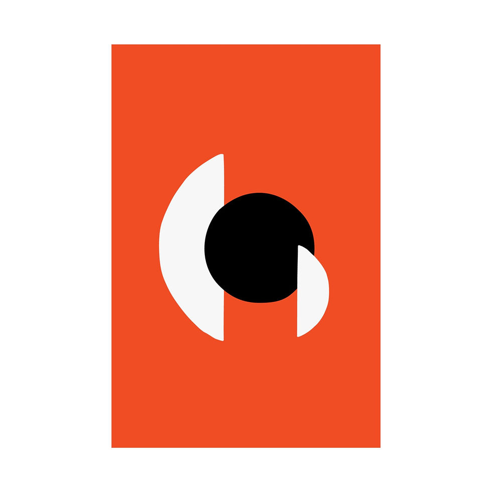Thumbnail: Geometric 30 Matte Poster - Cincinnati Bengals - Alt
