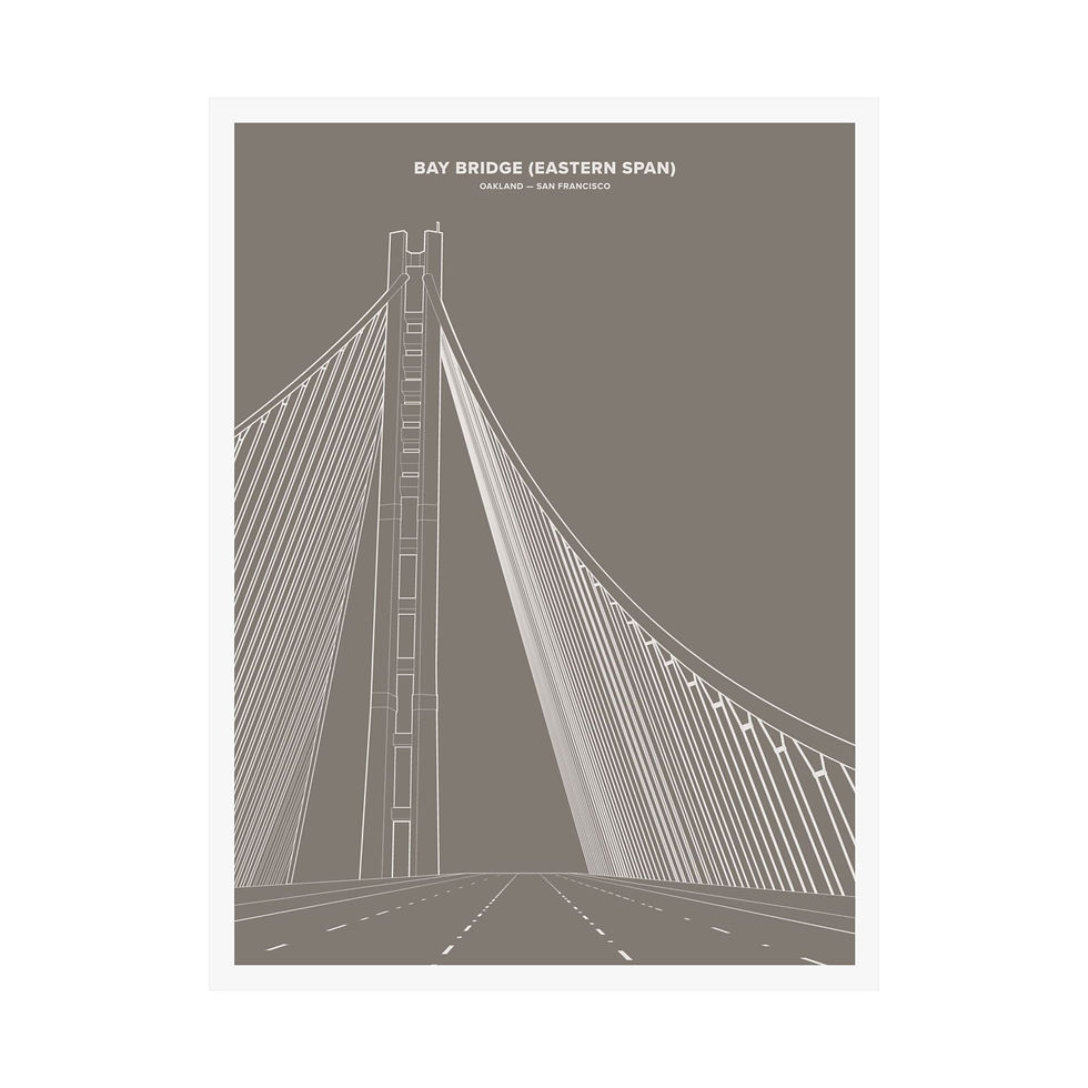 Thumbnail: Bridge Series - Bay Bridge, Eastern Span - Dark