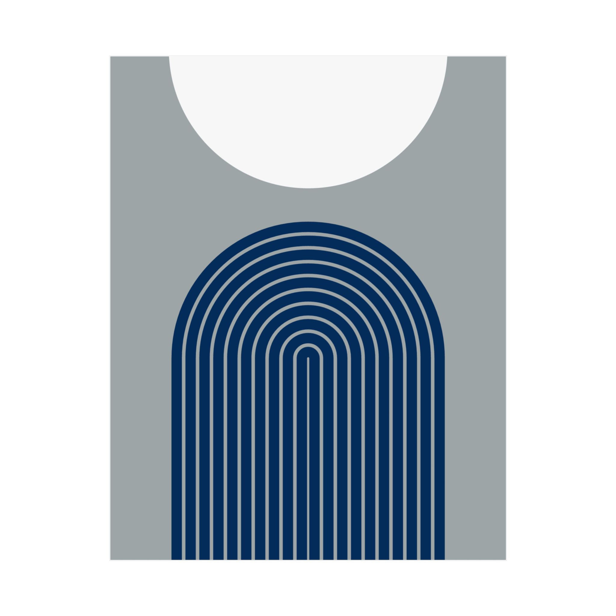Geometric 09 Matte Poster - Indianapolis Colts - Alt
