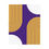 Thumbnail: Modern Geometric 10 Matte Poster - Minnesota Vikings - Away