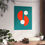 Thumbnail: Modern Geometric 29 Matte Poster - Miami Dolphins - Away