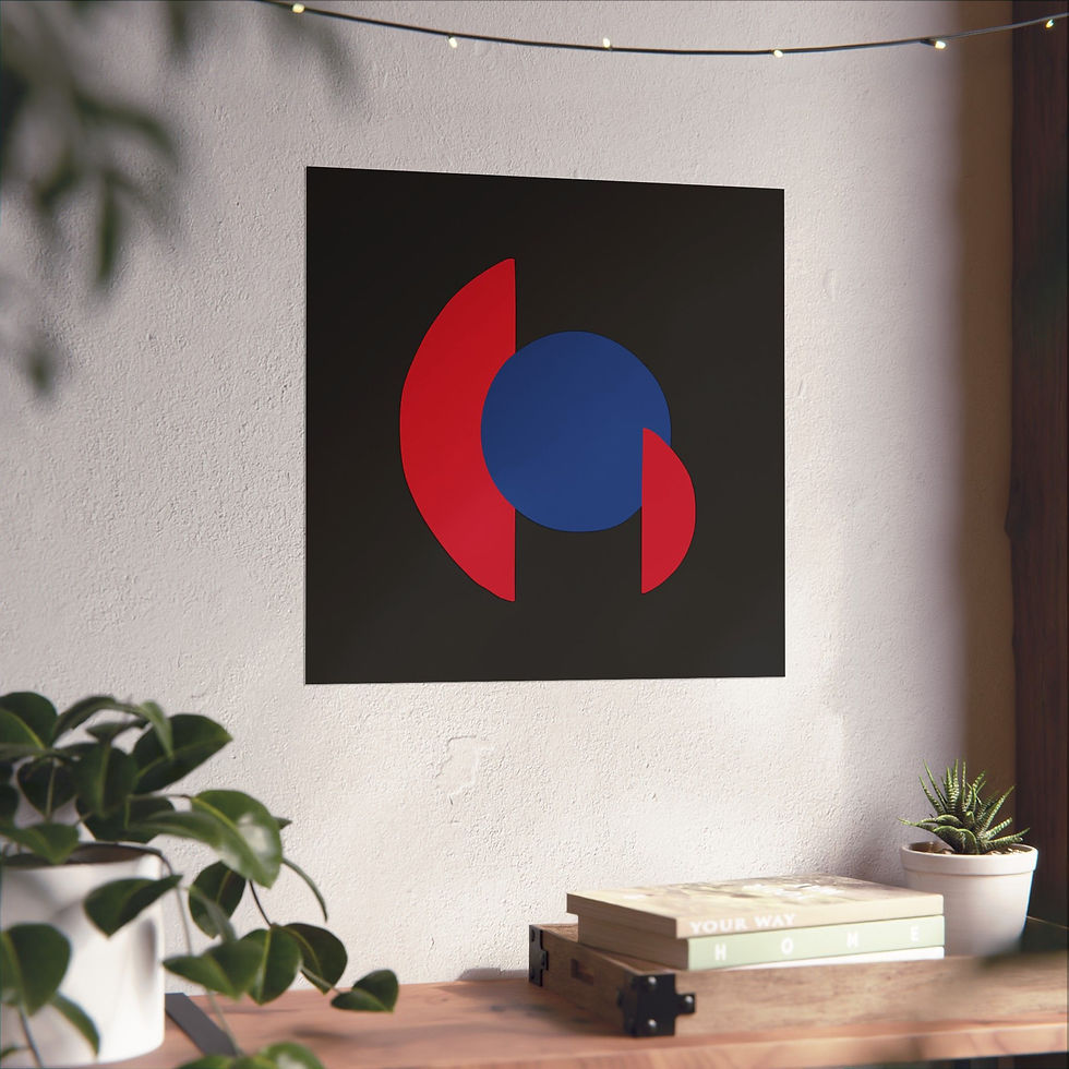 Thumbnail: Geometric 30 Matte Poster - Los Angeles Clippers - Alt
