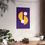 Thumbnail: Modern Geometric 29 Matte Poster - Minnesota Vikings - Away