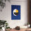 Thumbnail: Modern Geometric 31 Matte Poster - Golden State Warriors - Away