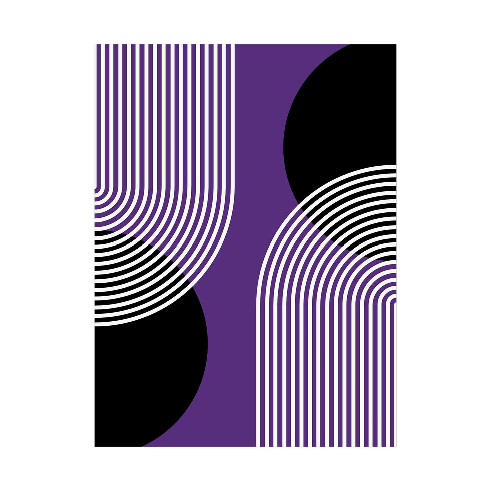 Thumbnail: Geometric 25 Matte Poster - Sacramento Kings - Alt