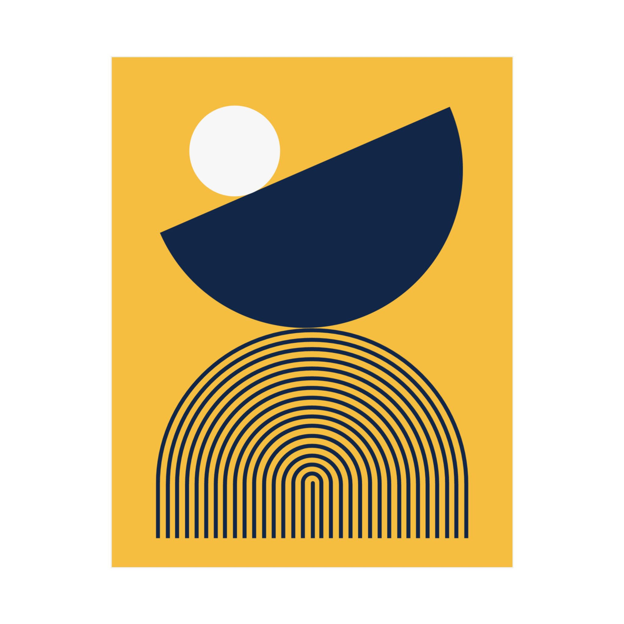 Geometric 26 Matte Poster - Milwaukee Brewers - Alt