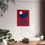 Thumbnail: Modern Geometric 26 Matte Poster - New York Giants - Alt