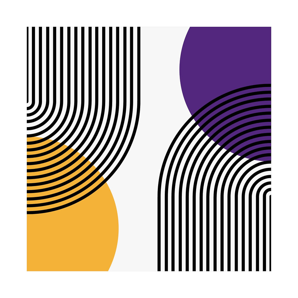 Thumbnail: Modern Geometric 25 Matte Poster - Los Angeles Lakers - Home