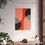 Thumbnail: Modern Geometric 25 Matte Poster - Baltimore Orioles - Alt