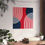 Thumbnail: Modern Geometric 25 Matte Poster - New England Patriots - Alt