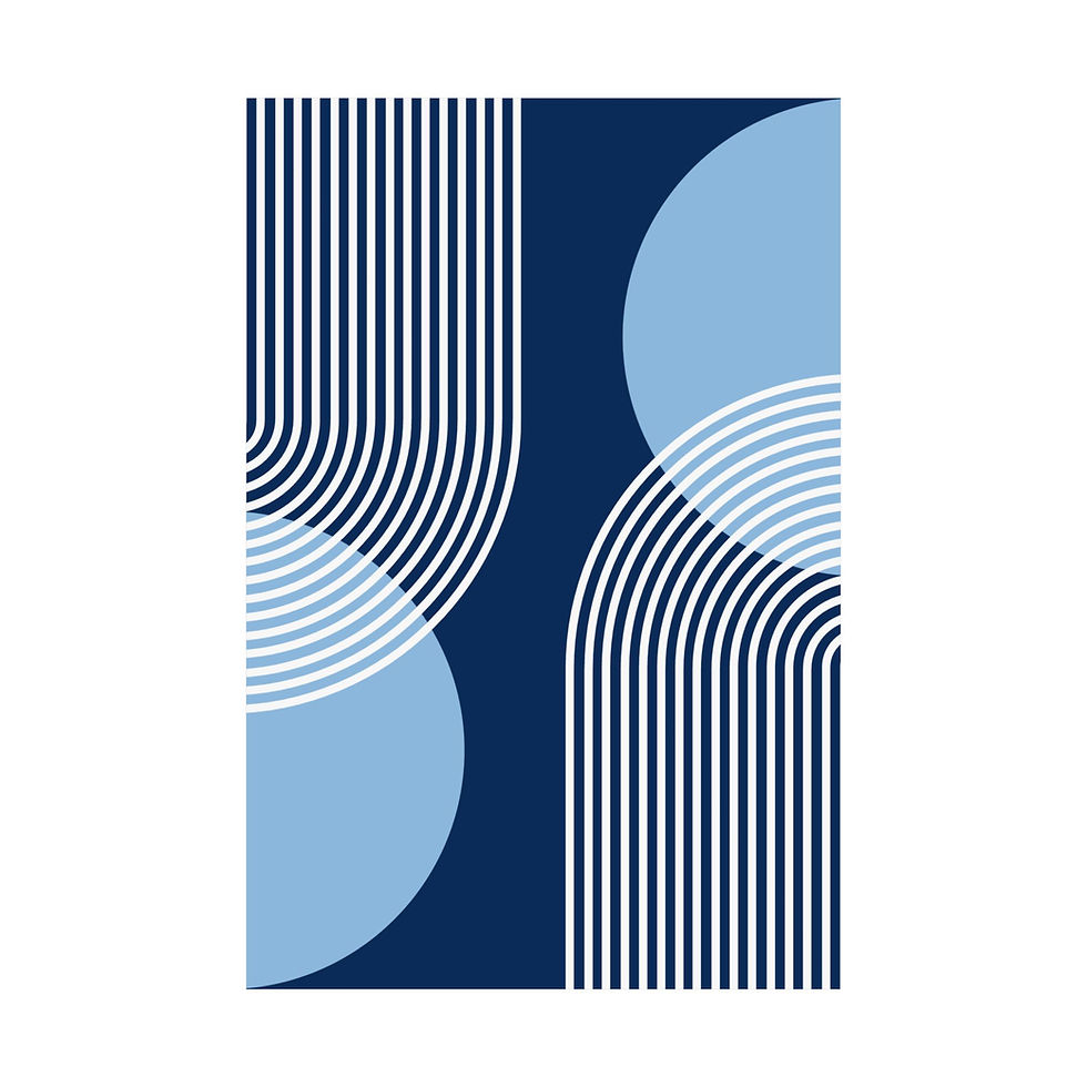 Thumbnail: Geometric 25 Matte Poster - Tampa Bay Rays - Away