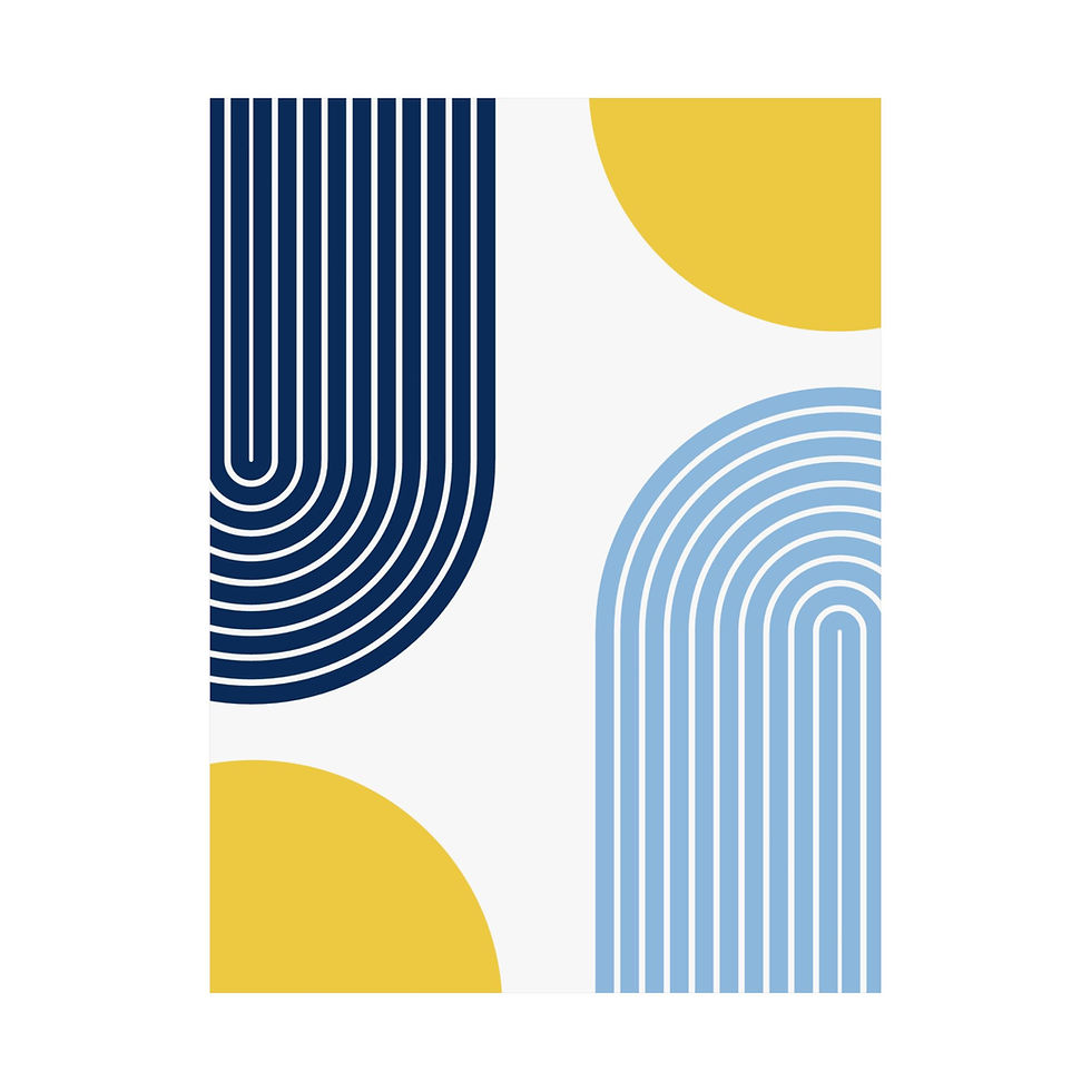 Thumbnail: Geometric 10 Matte Poster - Tampa Bay Rays - Home