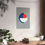 Thumbnail: Modern Geometric 31 Matte Poster - Los Angeles Dodgers - Alt