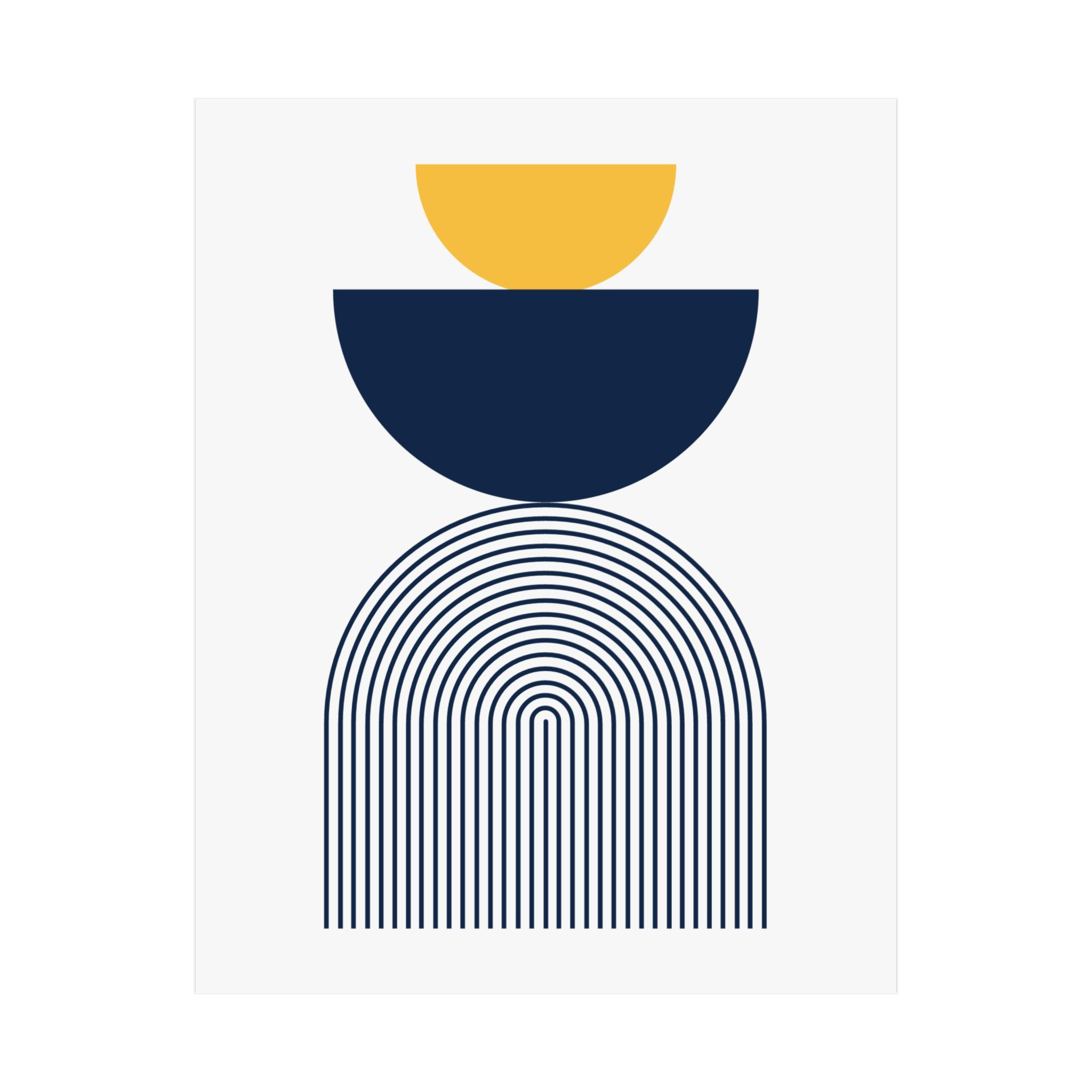 Geometric 24 Matte Poster - Milwaukee Brewers - Home