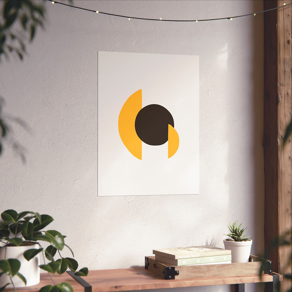 Thumbnail: Modern Geometric 30 Matte Poster - San Diego Padres - Home