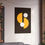 Thumbnail: Modern Geometric 29 Matte Poster - San Diego Padres - Away